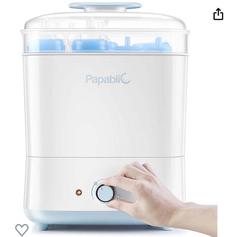 Papablic Baby Bottle Electric Steam Sterilizer and Dryer
